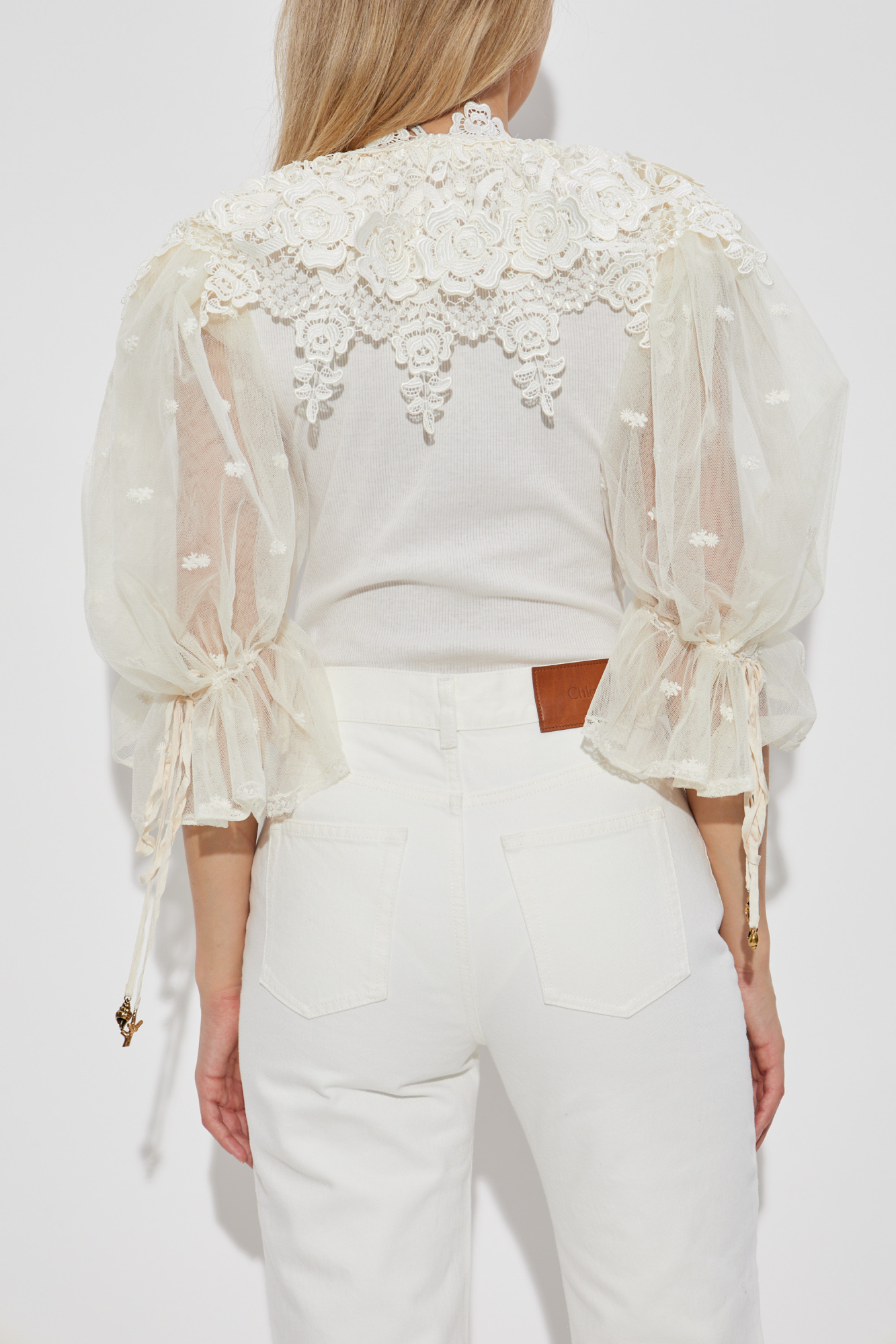 Chloé Bodysuit with lace collar | Women's Clothing | Vitkac